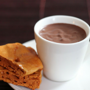 Chocolate Pots with Cinder Toffee Chocolate Pots with Cinder Toffee