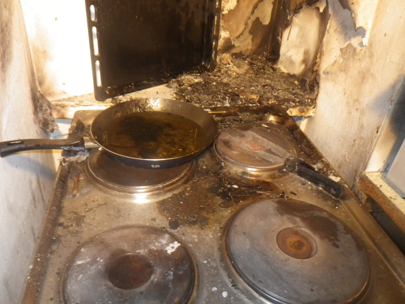 Cooking fire in Palermo Road