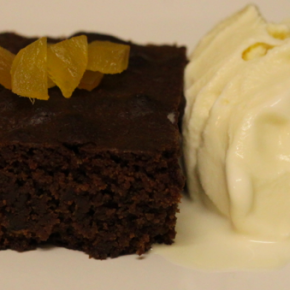 Stem Ginger Brownies Stem Ginger Brownies
