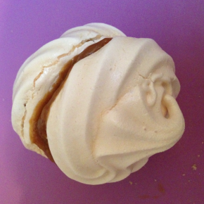 Salted caramel meringue sandwiches Salted caramel meringue sandwiches