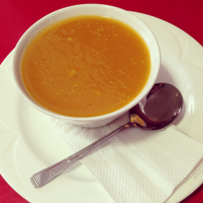 Butternut squash and ginger soup Butternut squash and ginger soup