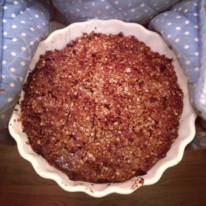 Plum oat crumble Plum oat crumble