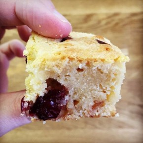 White chocolate and cranberry blondies White chocolate and cranberry blondies