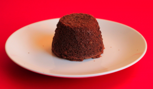 Melting chocolate pudding