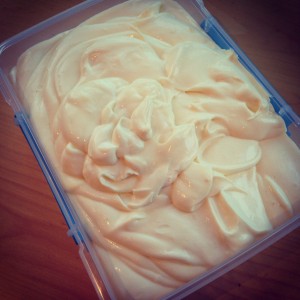 Easy lemon ice cream