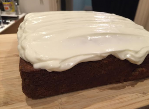 Courgette, lime, and pineapple cake