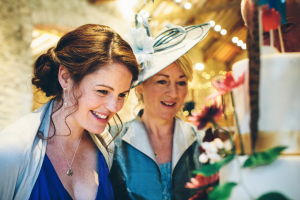 My mum and my sister - two of the people I took wedding dress shopping. Photo by Mister Phill, cake by Little Bear Cakery.