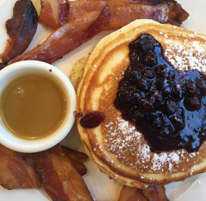 Blueberry pancakes at Clinton St