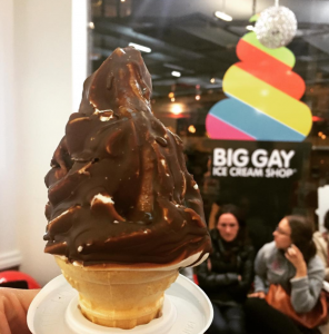 Salty pimp at the Big Gay Ice Cream Shop