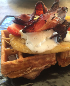 Waffles at Manna Epicure